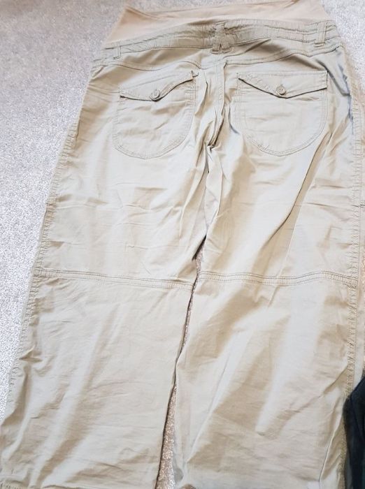 spodnie ciążowe khaki H&M roz M