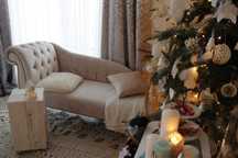 Szezlong stylowy pikowany duży wybór tkanin leżanka sofa na wymiar