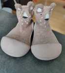 Buty attipas rozm 20 skarpeto-buty beżowe