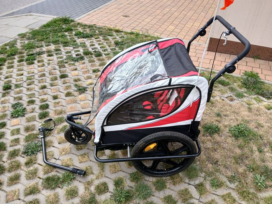 Przyczepka lub wózek dla 2 dzieci