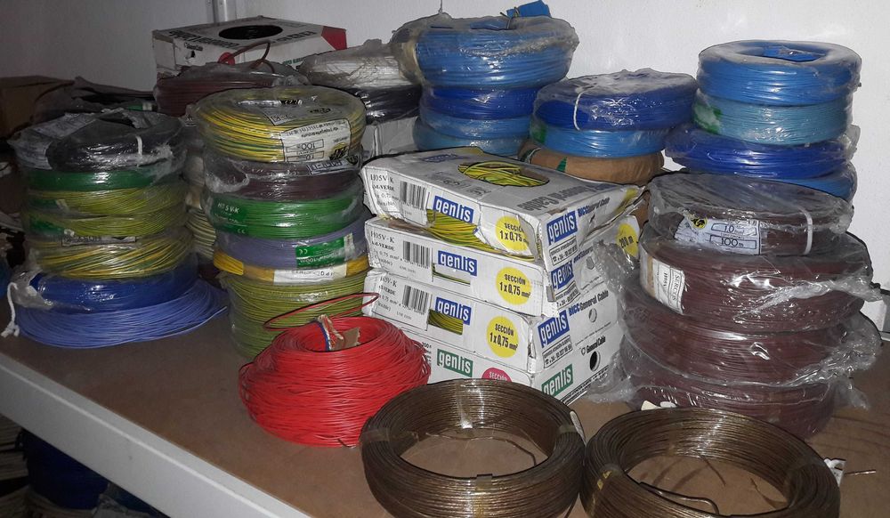 Rolo de cabo flexível unipolar 100m