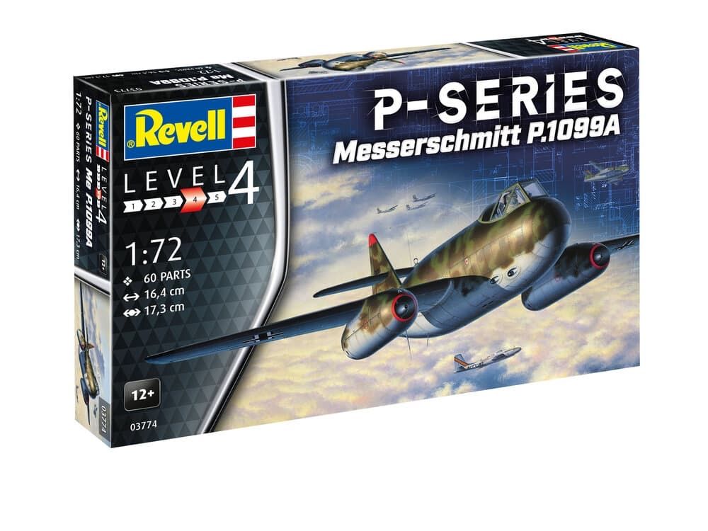 Samolot model 1/72 Revell 03774 MESSERSCHMITT P.1099A-P-SER