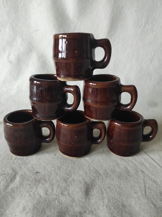 Komplet Polska ceramika do miodu pitnego okres PRL