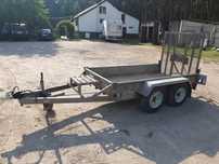 Przyczepa laweta pod minikoparke Indespension 2.7T, 2510kg Ładowność