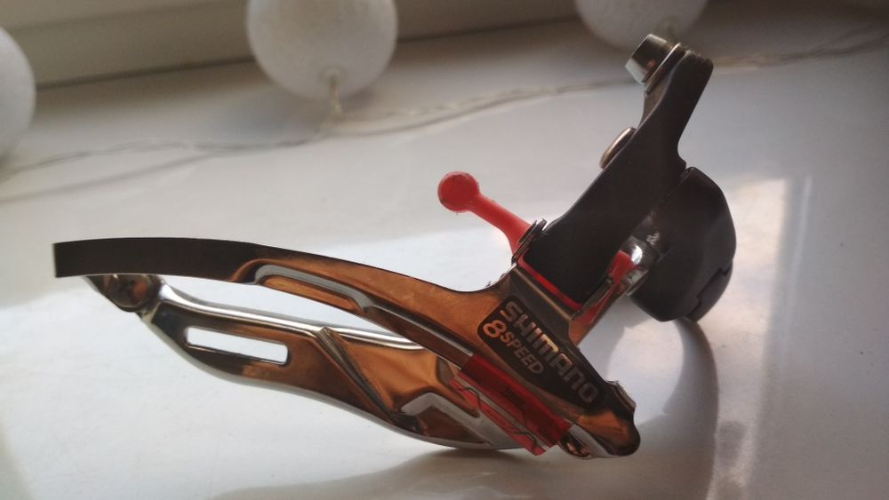 Przerzutka Shimano fd przód do szosa gravel na 8s 31.8 lub na hak