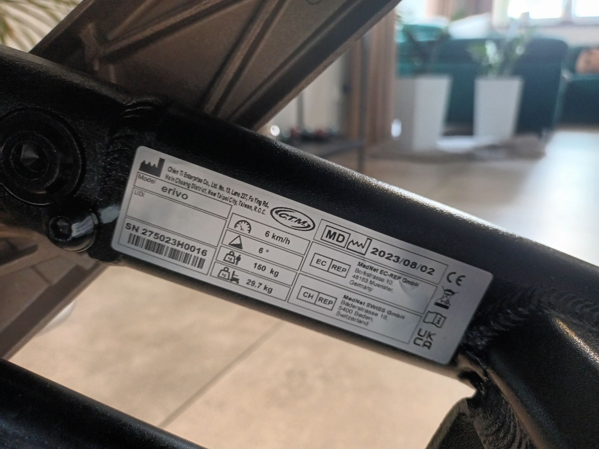Wózek inwalidzki elektryczny Erivo Alber