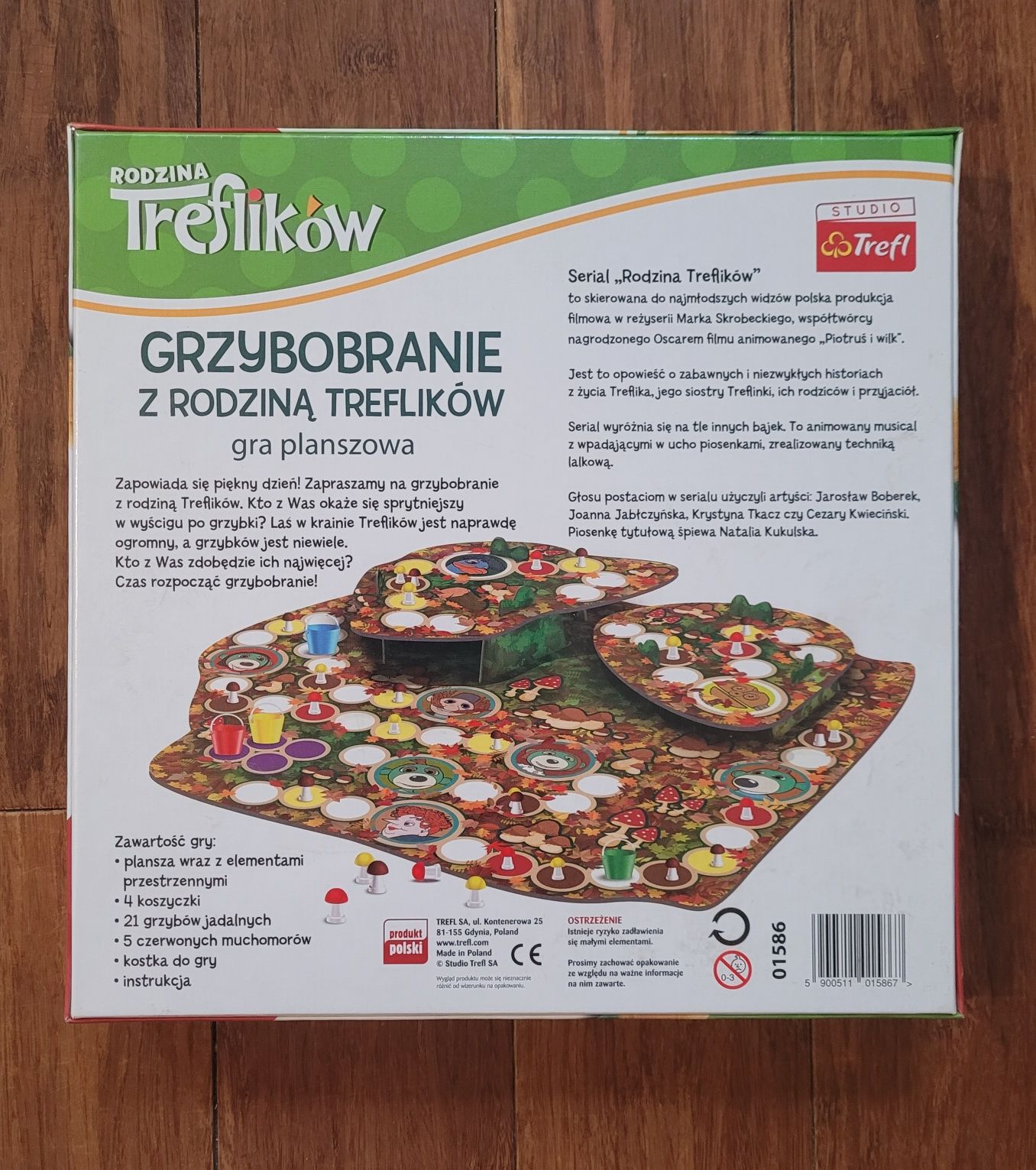 Grzybobranie Nowa Gra Trefl w folii