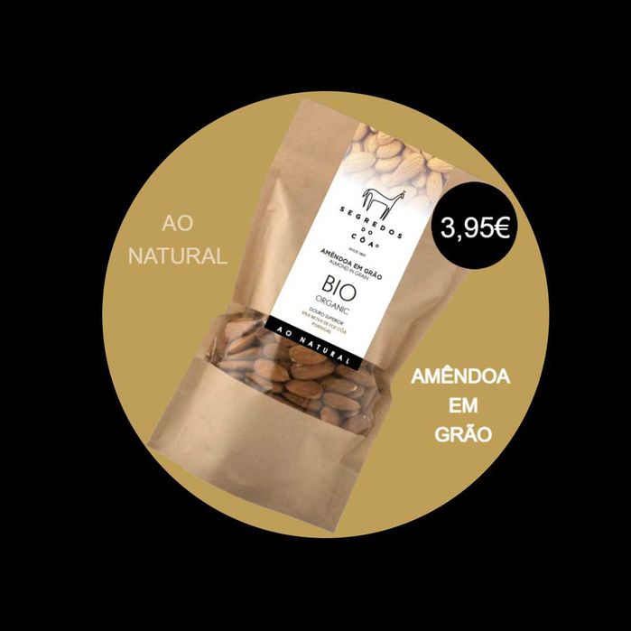 SEGREDOS DO CÔA - Amêndoa em Grão - AO NATURAL BIO