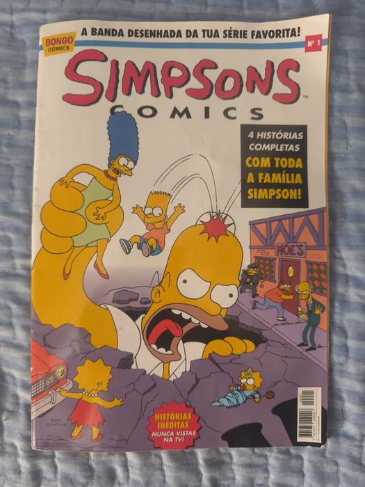 Revista Simpsons Antigo