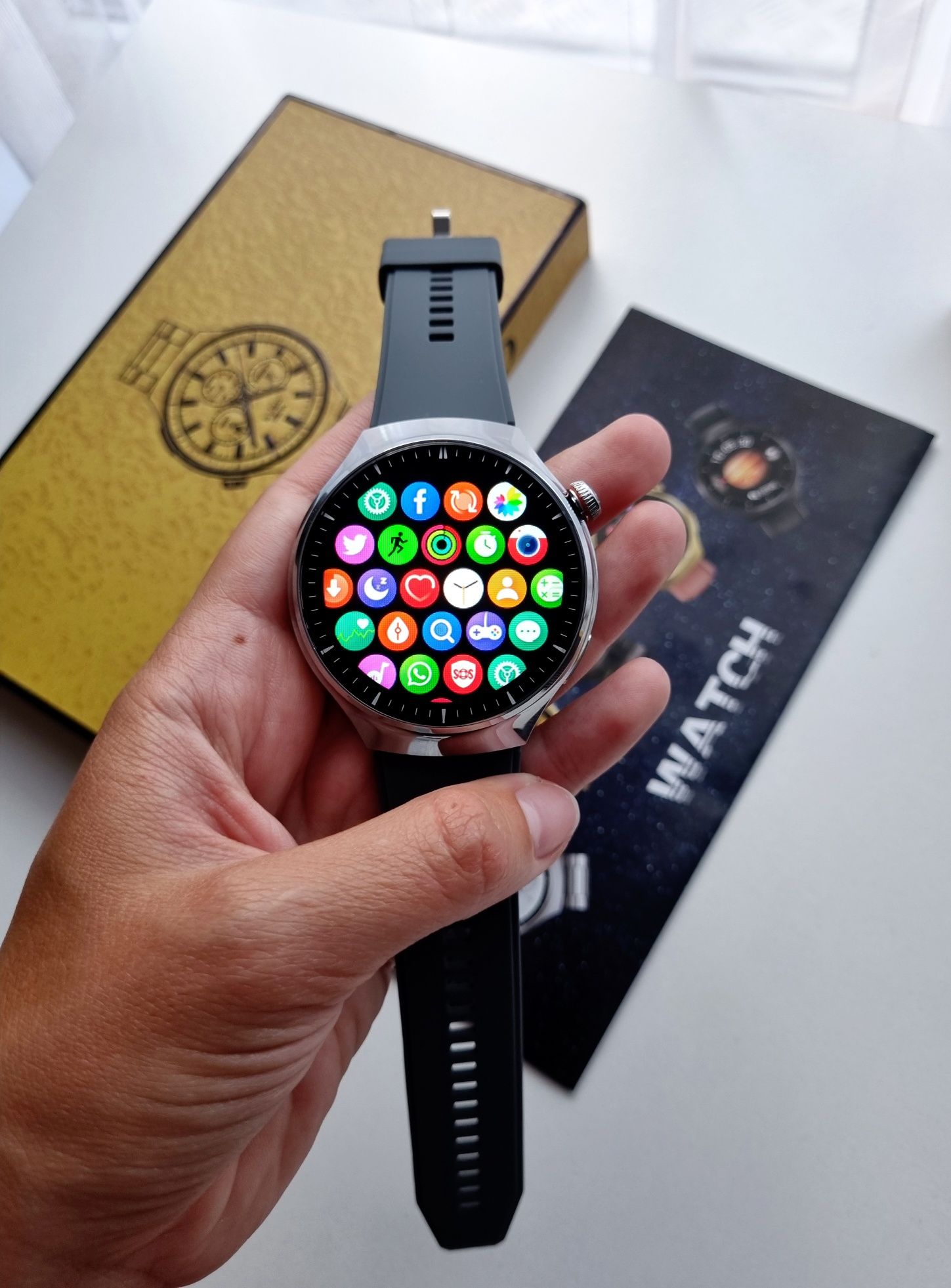 Smartwatch 4 PRO czarny