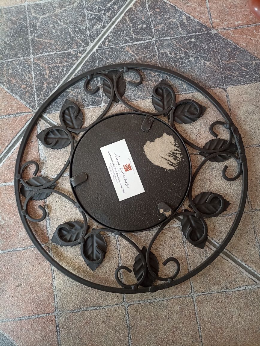 lusterko ścienne metaloplastyka