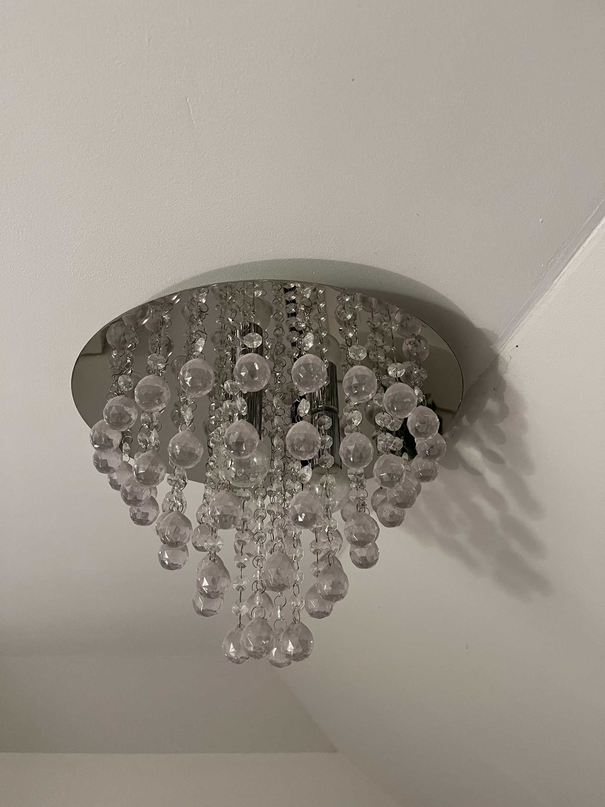 Żyrandol/ lampa wisząca- kryształki