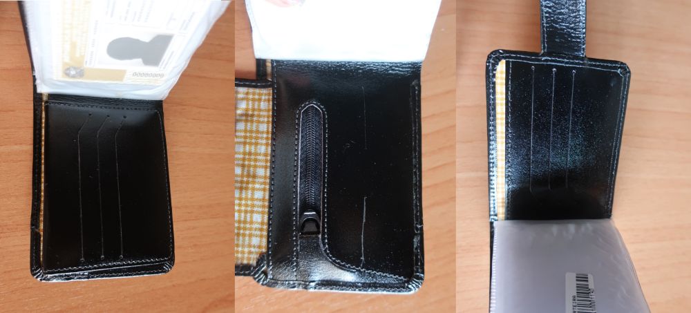 * * * NOVA Carteira Porta Documentos Masculina de Couro  * * *