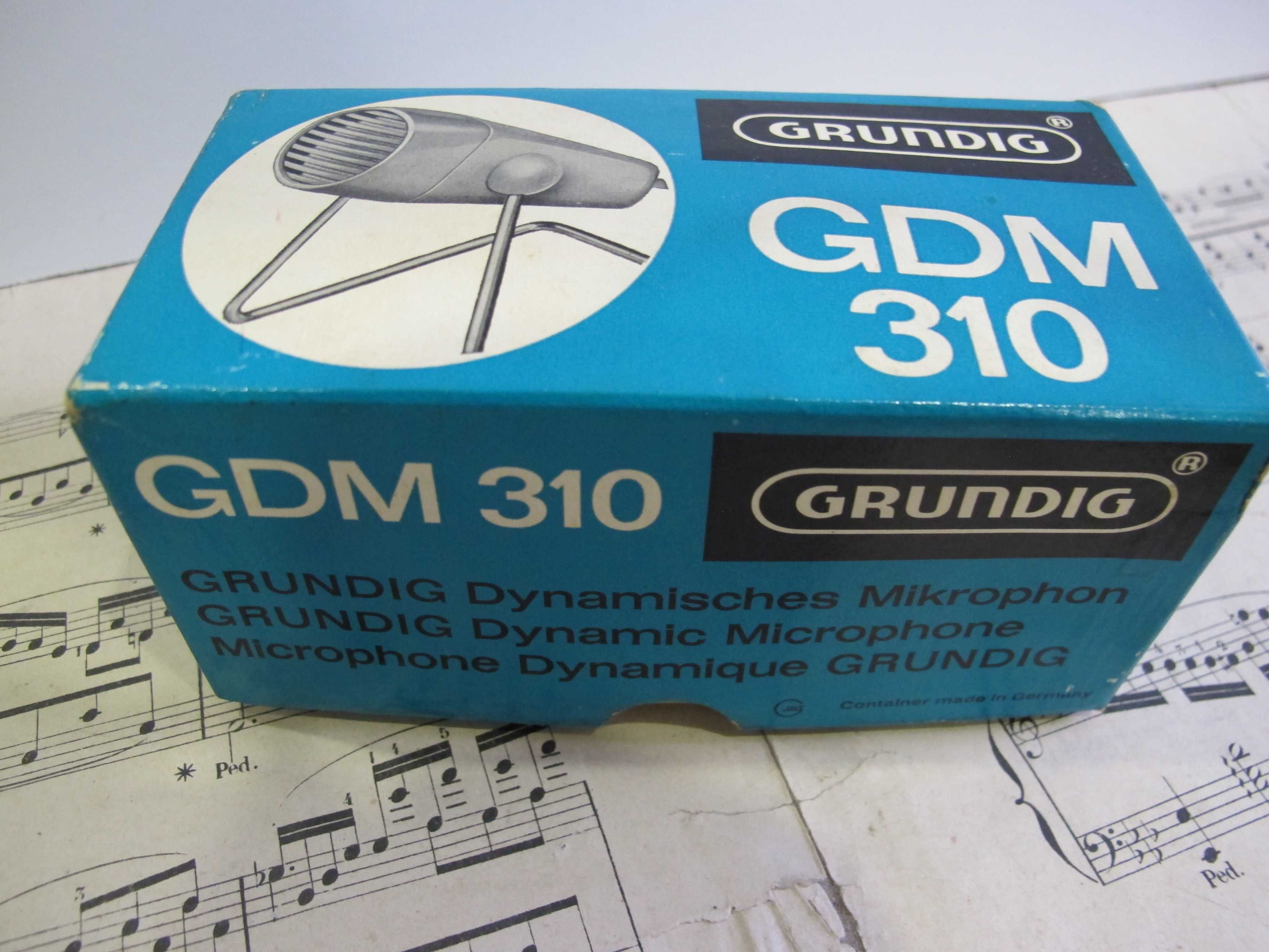 Microfone Grundig GDM 310 Antigo