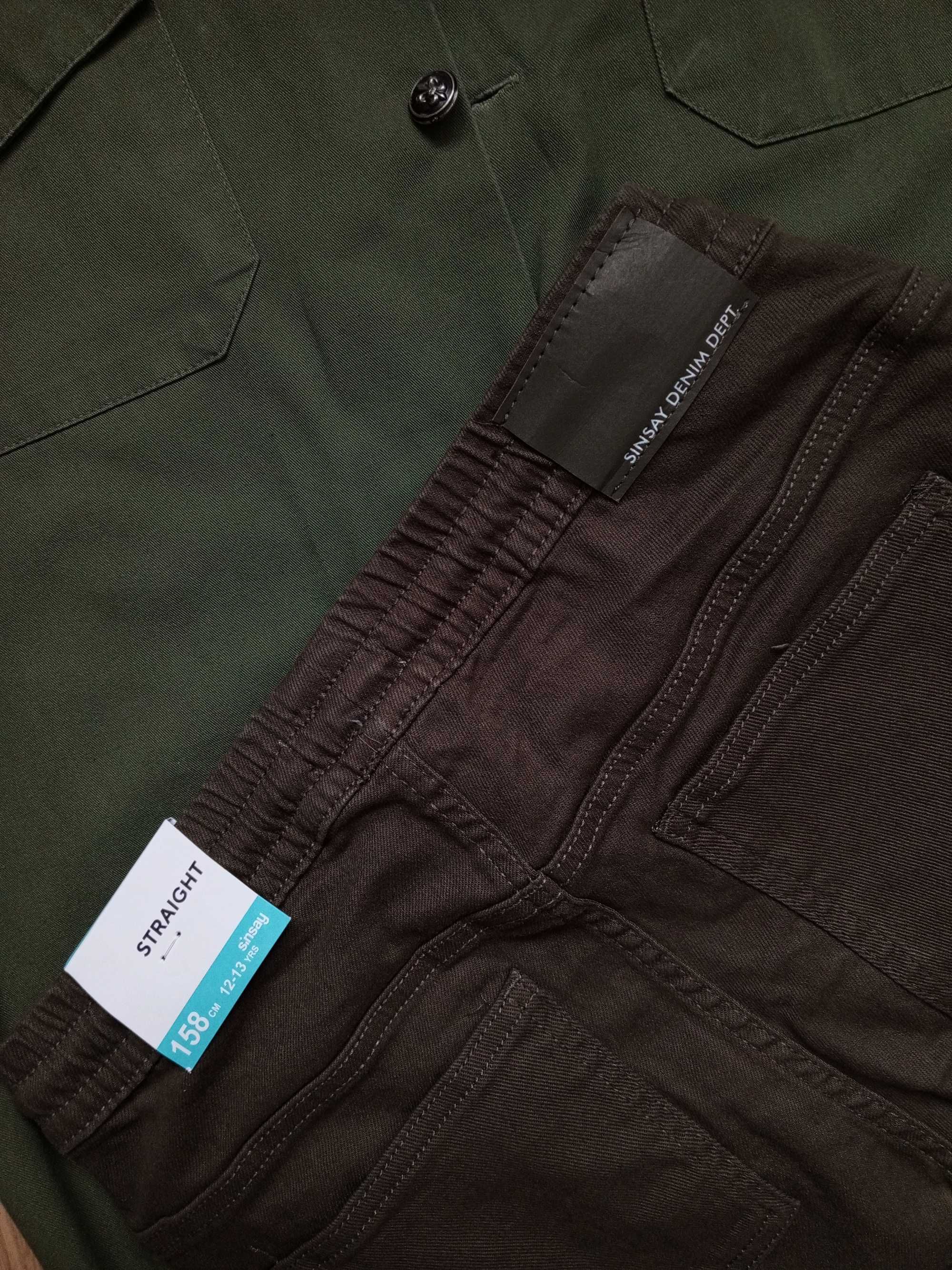 ZHP NOWE 158cm Khaki Spodnie