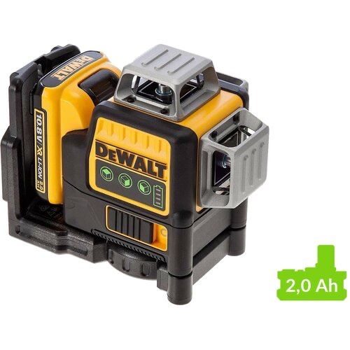 Poziomica laserowa laser krzyzowy DeWALT 360^ 12 lini zielony