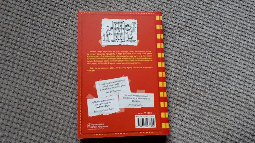 "DZIENNIK CWANIACZKA. Ryzyk-fizyk" Jeff Kinney