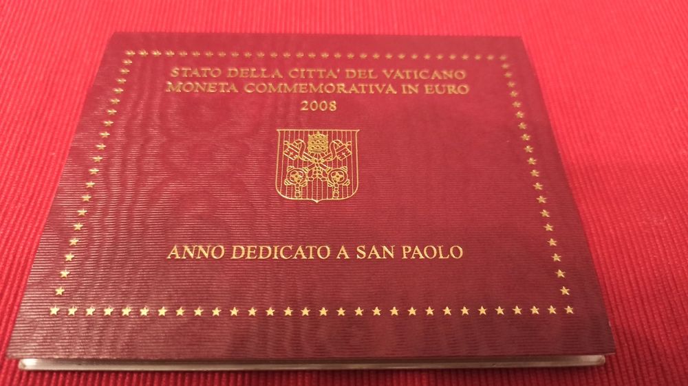 Vaticano 2 euros comem. 2008 - RARA
