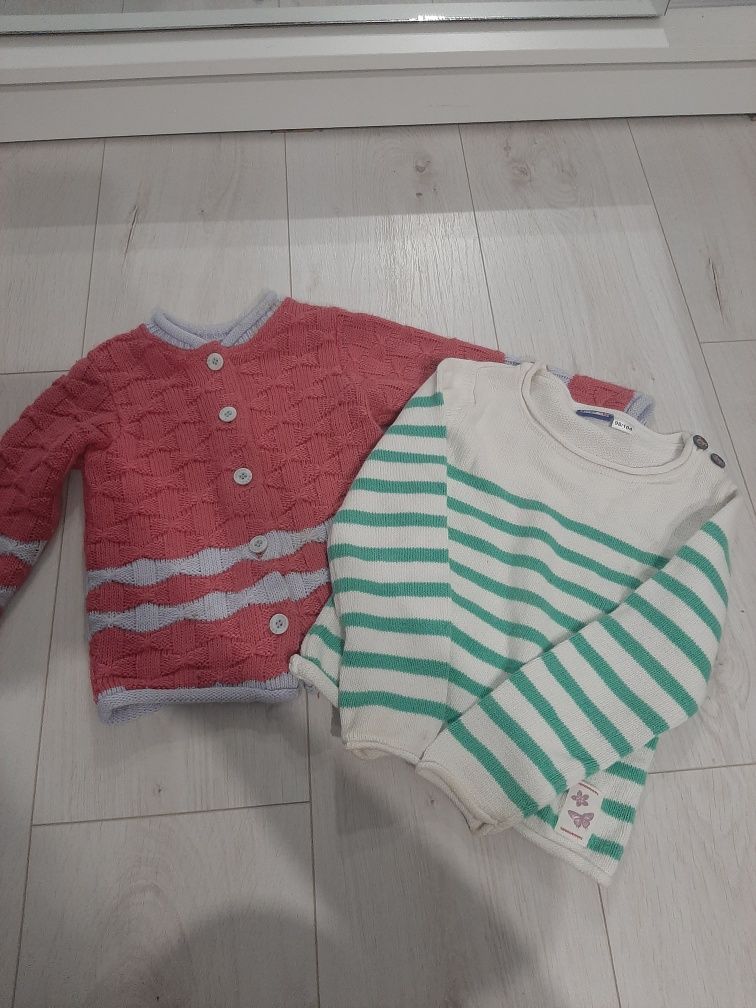 Zestaw ubrań Sweter x2 rozmiar 98
