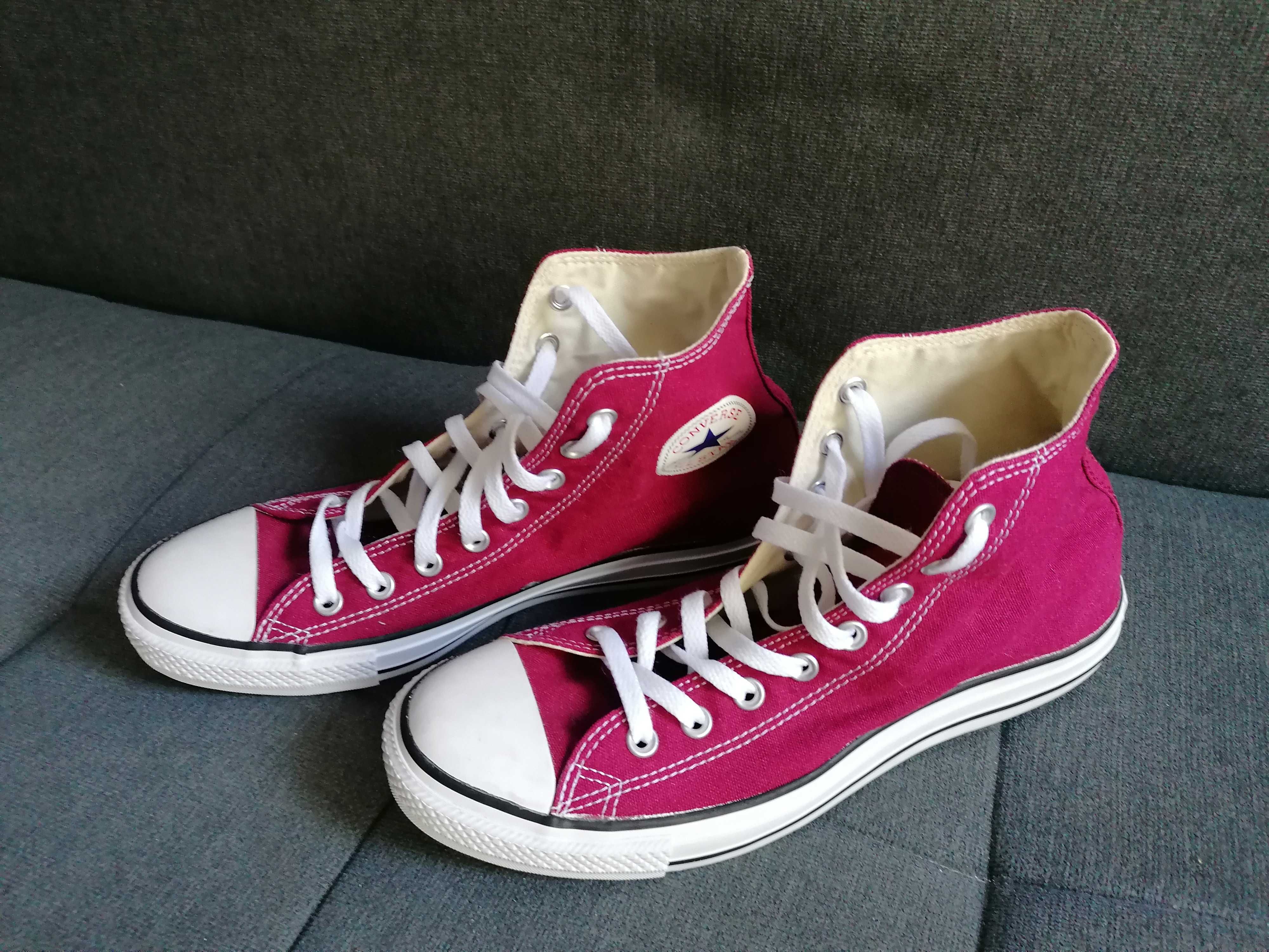 Trampki Converse bordowe czerwone unisex 43