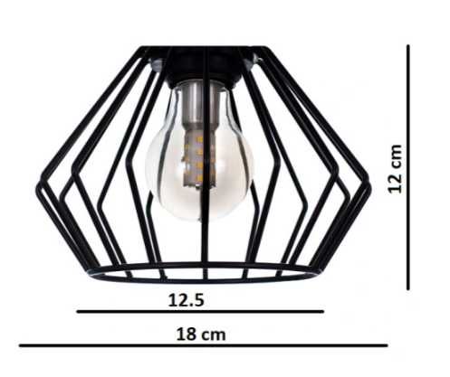 MODNA Lampa wisząca Light KWADRAt 3 -punkty światła E27 PREMIUM