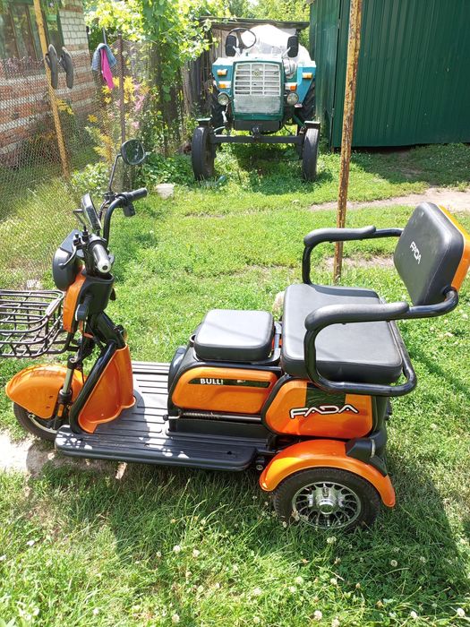 Трьох кольосний електро велосипед