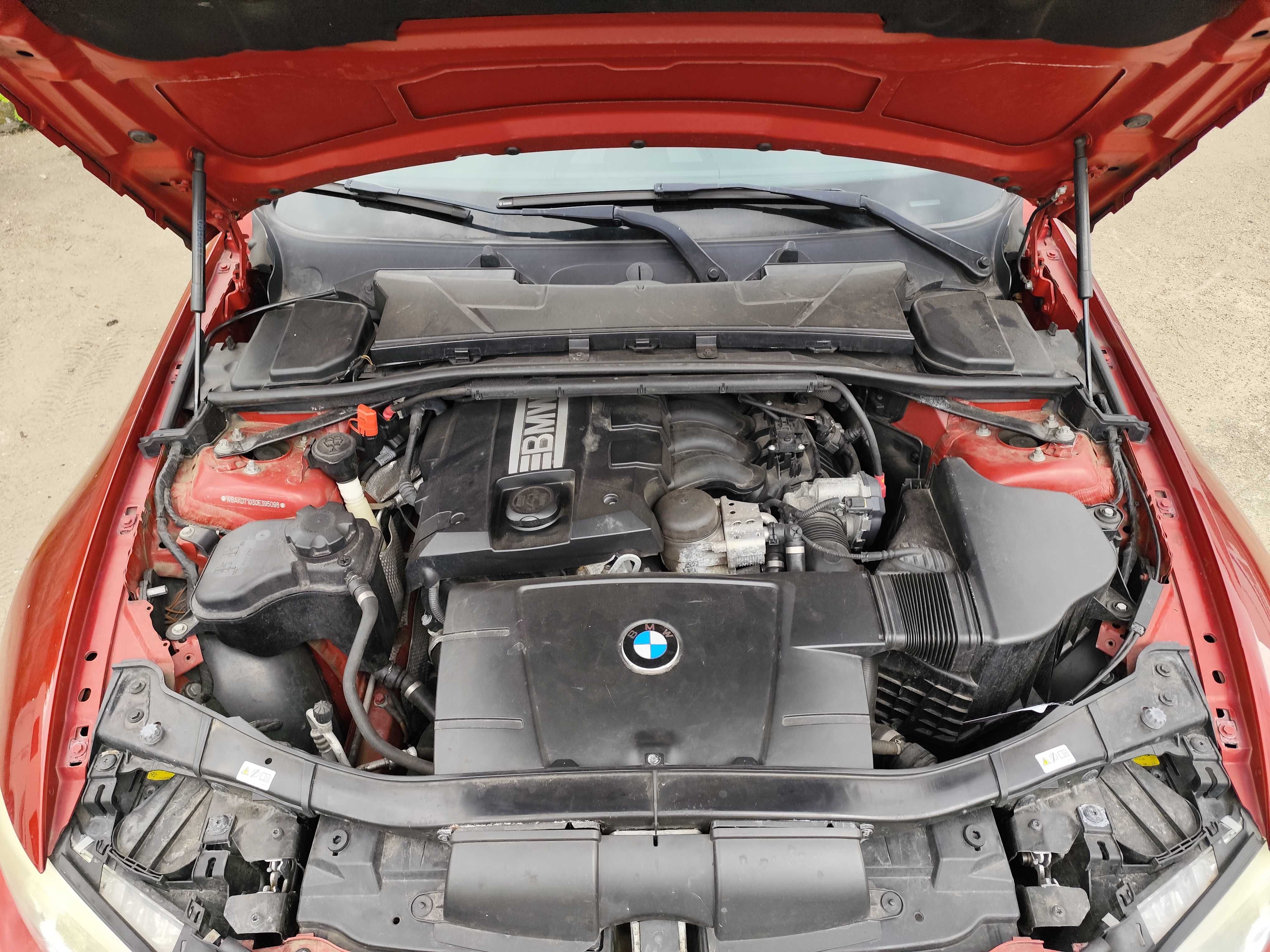 BMW e92, 2.0i 170km, Vermillionrot Metallic, Automat, Niski przebieg!