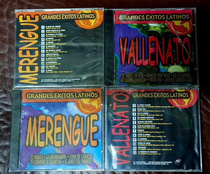 14 CDs Éxitos Latinos