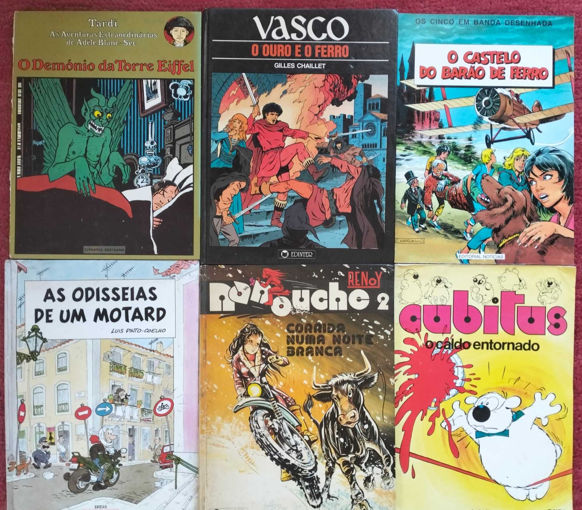 Chick Bill, Sport-Billy, Túnicas Azuis, Cubitus, Adèle Blanc-Sec, etc.