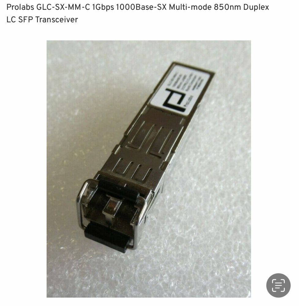 Sfp adapter prolabs GLC-SX-MM-C 1Gbps