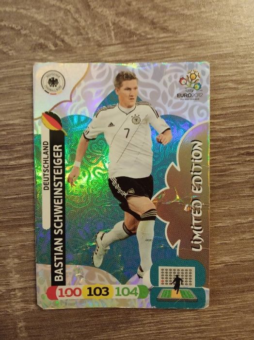 Adrenalyn XL Euro 2012 Bastian Schweinsteiger Limited Edition