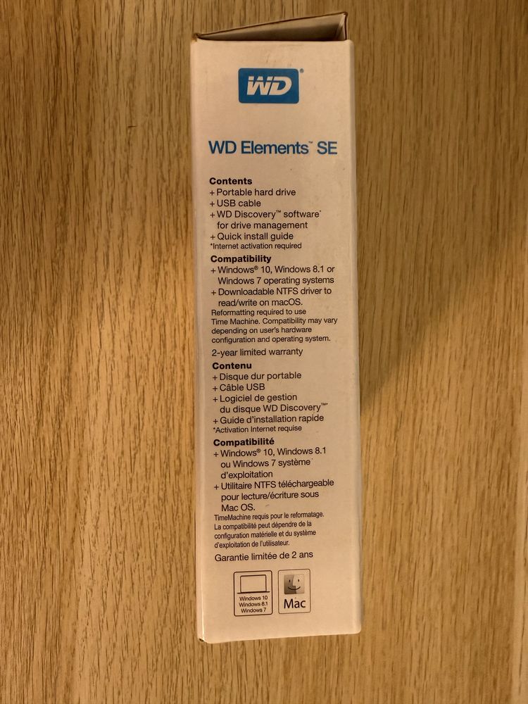Disco Externo WD Elements SE 2TB