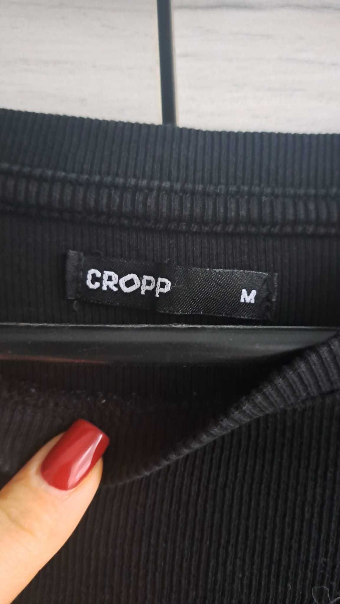 Czarna sukienka z wiązaniami po boku CROPP rozmiar M