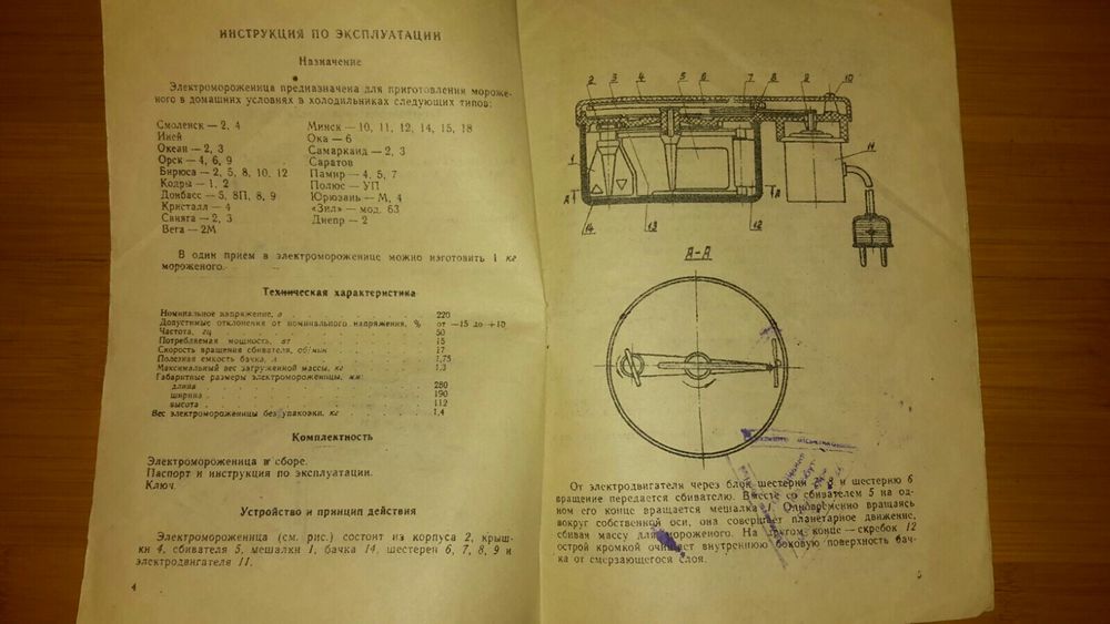 Электромороженица бытовая И8-ОСМ1