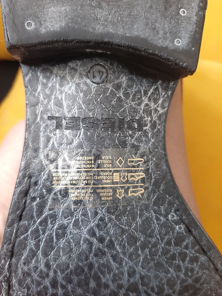 Nowe oryginalne skórzane buty Diesel Only The Brave r.41 skóra natural