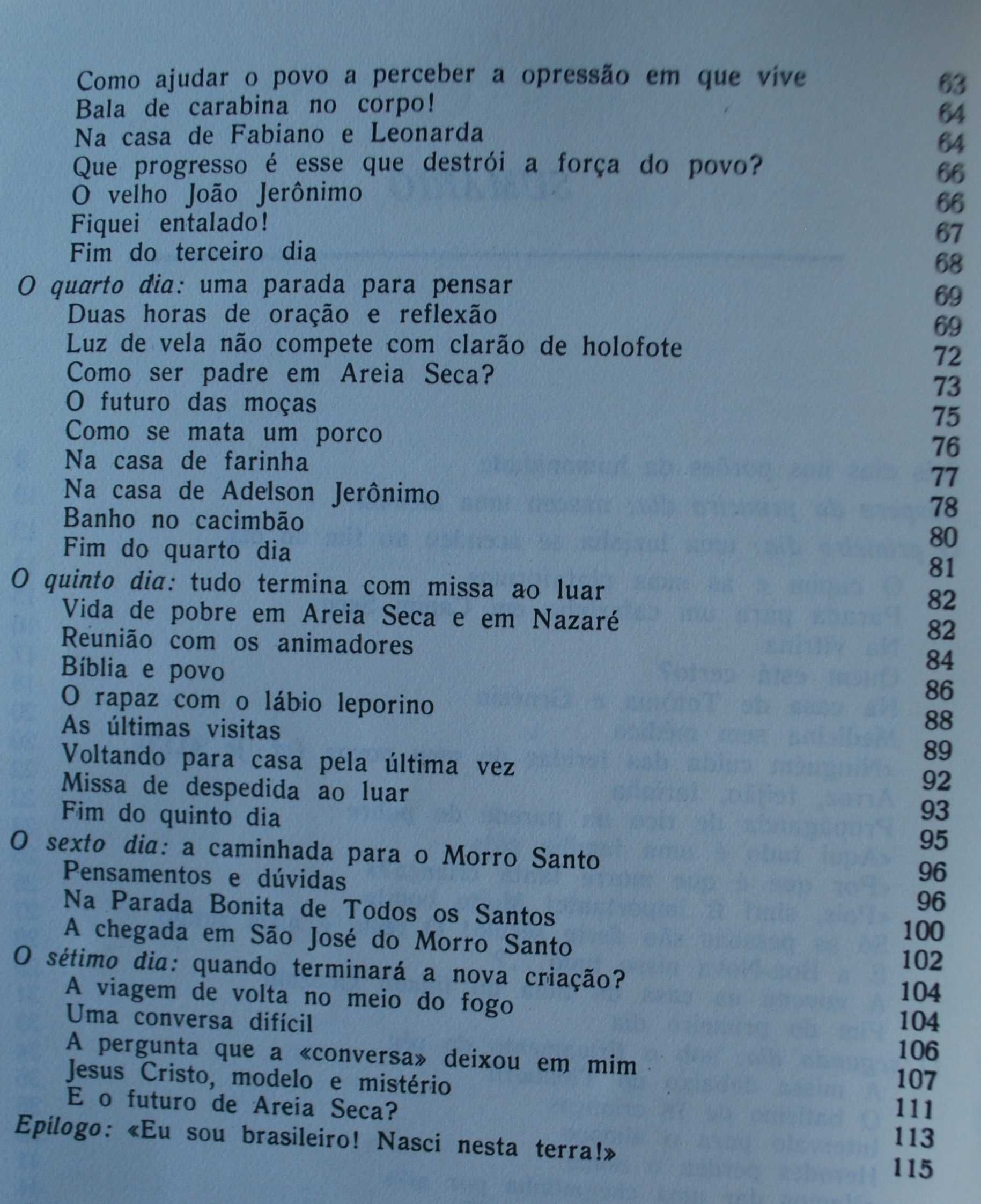 Seis Dias Nos Porões da Humanidade de Carlos Mesters