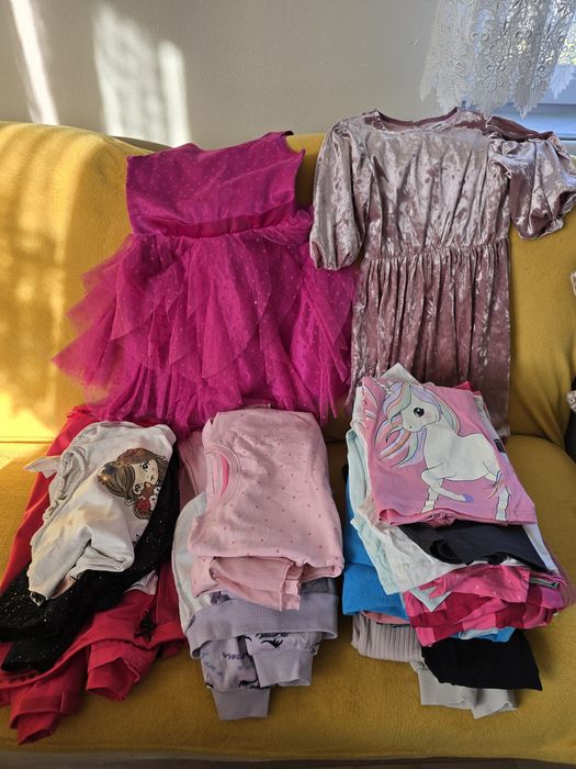 Paka ubranek dla dziewczynki 134