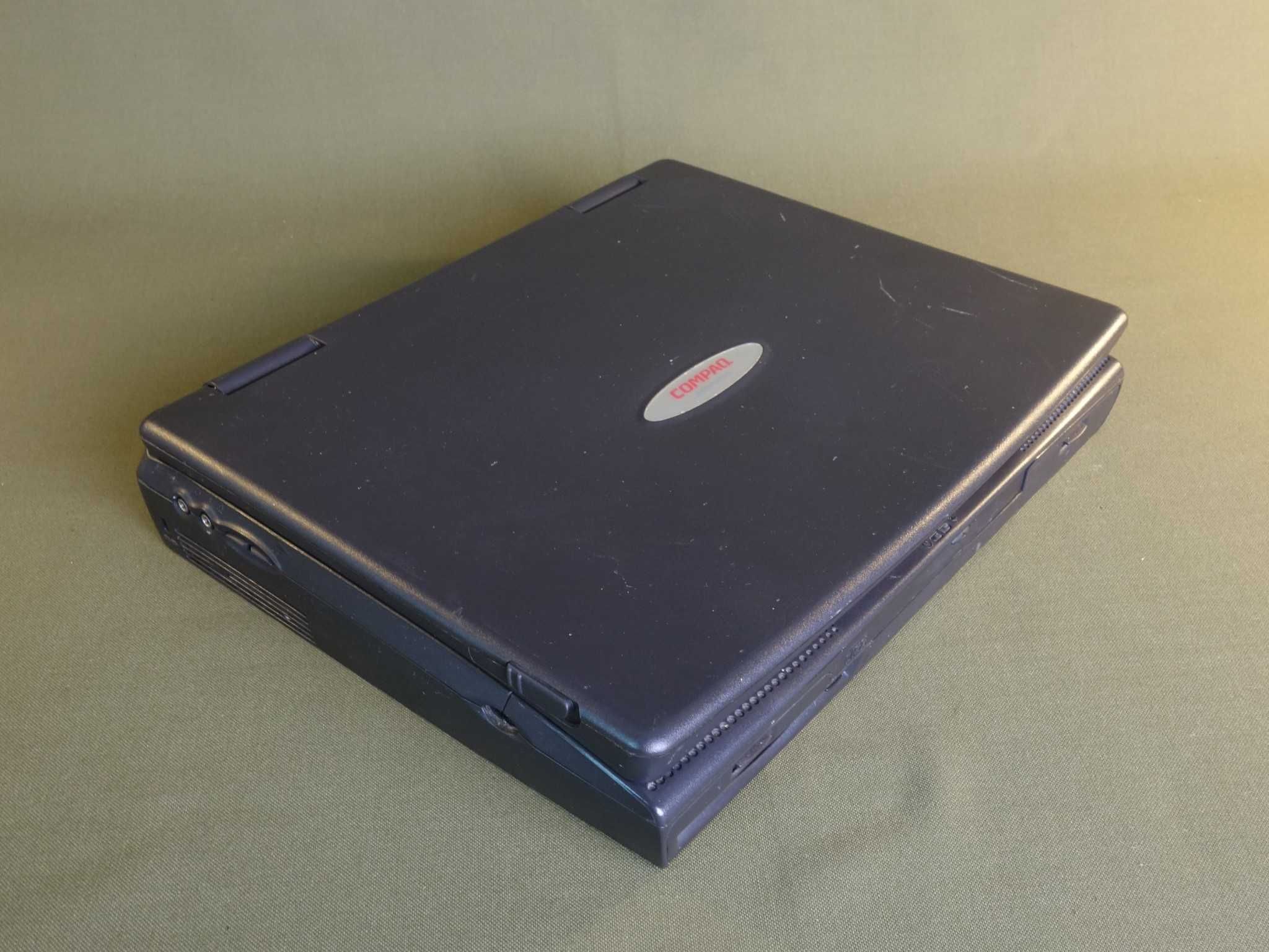 Stary zabytkowy laptop COMPAQ ARMADA 1700 Pentium II Win 98 COM LPT