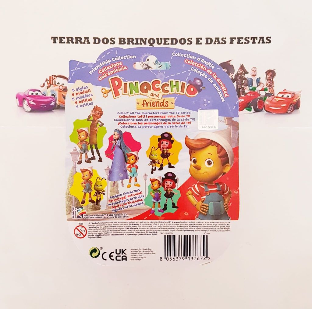 Conjunto 2 pcs Pinocchio and friends (Portes Grátis)
Topo de Bolo