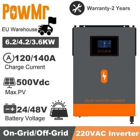 Гибридный инвертор 6,2Kw MPPT 120A 140A