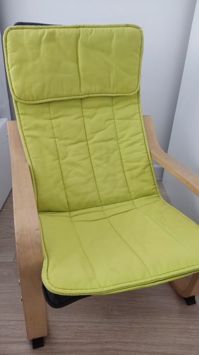 Fotelik dla dzieci POANG, IKEA, 2 poszycia, okleina brzoza