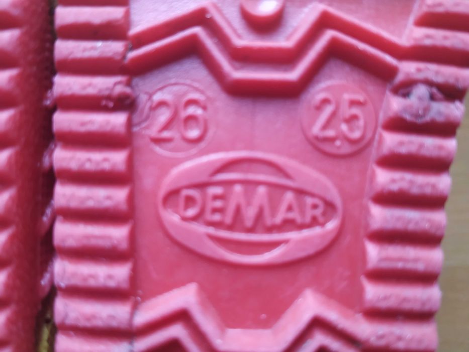 Czerwone kalosze DEMAR rozmiar 25 / 26