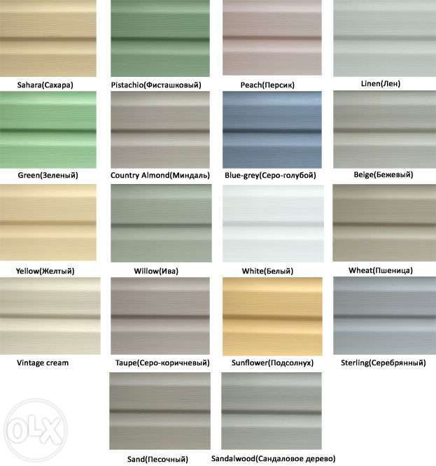 Виниловый сайдинг корабельная доска, блок хаус Одесса