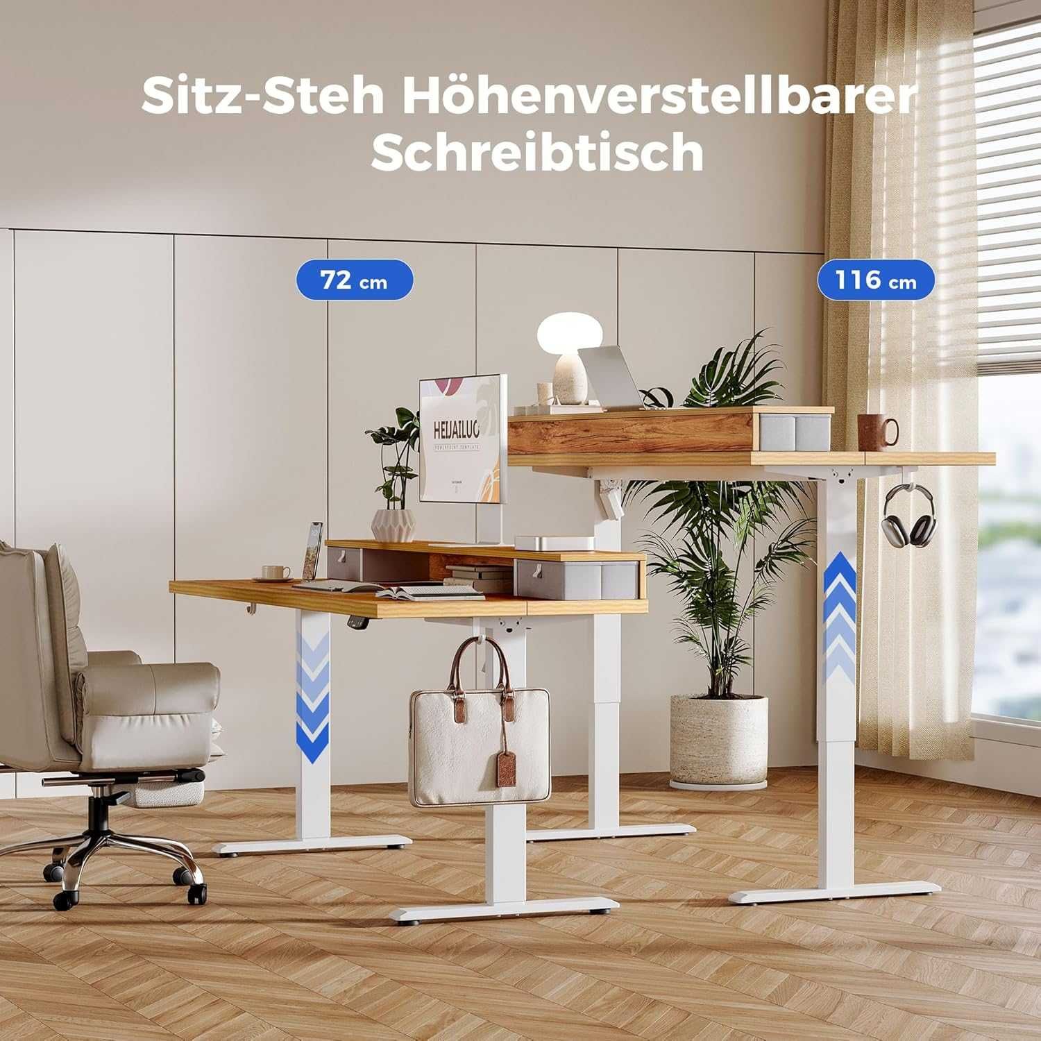 Nowe biurko elektryczne / blat / stół / 160x60CM / regulowane / A2907!