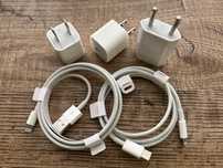 Адаптер, зарядний пристрій та кабель Apple USB/USB-C Lightning 1m