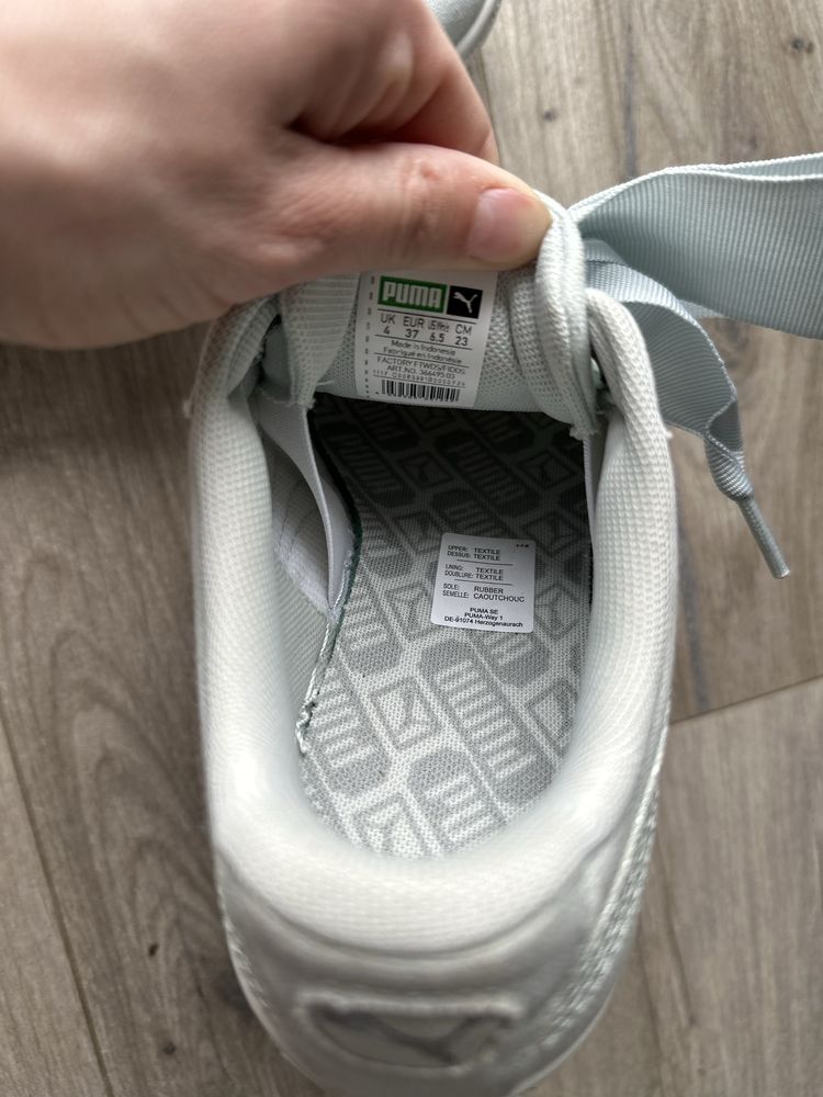 Puma damskie  37 jak nowe mietowe