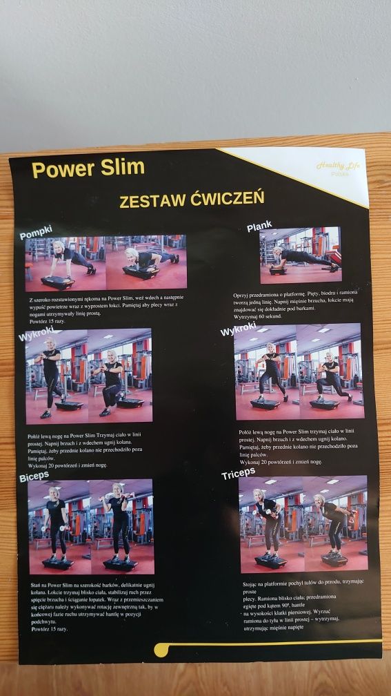 Profesjonalna platforma wibracyjna Power Slim!