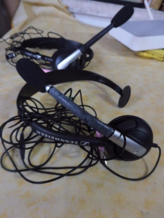 Auscultadores com micro sennheiser