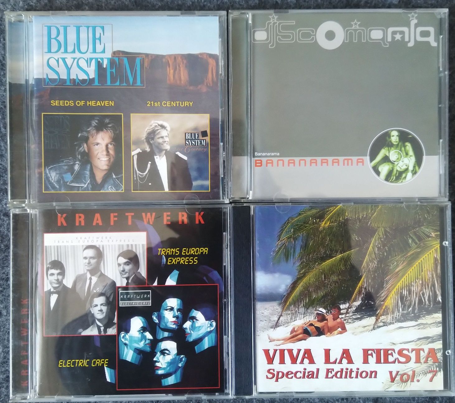 Компакт диски,CD,Blue System,Kraftwerk,Bananarama,Viva la Fiesta..