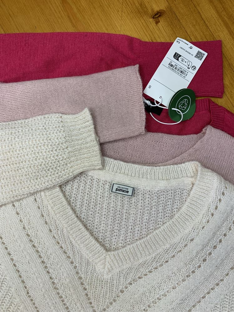 ESPRIT,Pimkie светр, кофта, пуловер, джемпер шерсть/альпака/махер S/M